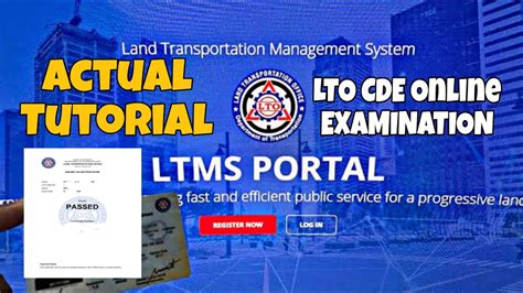 lto online exam for renewal.